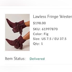 Free People Fig Lawless Fringe Boots